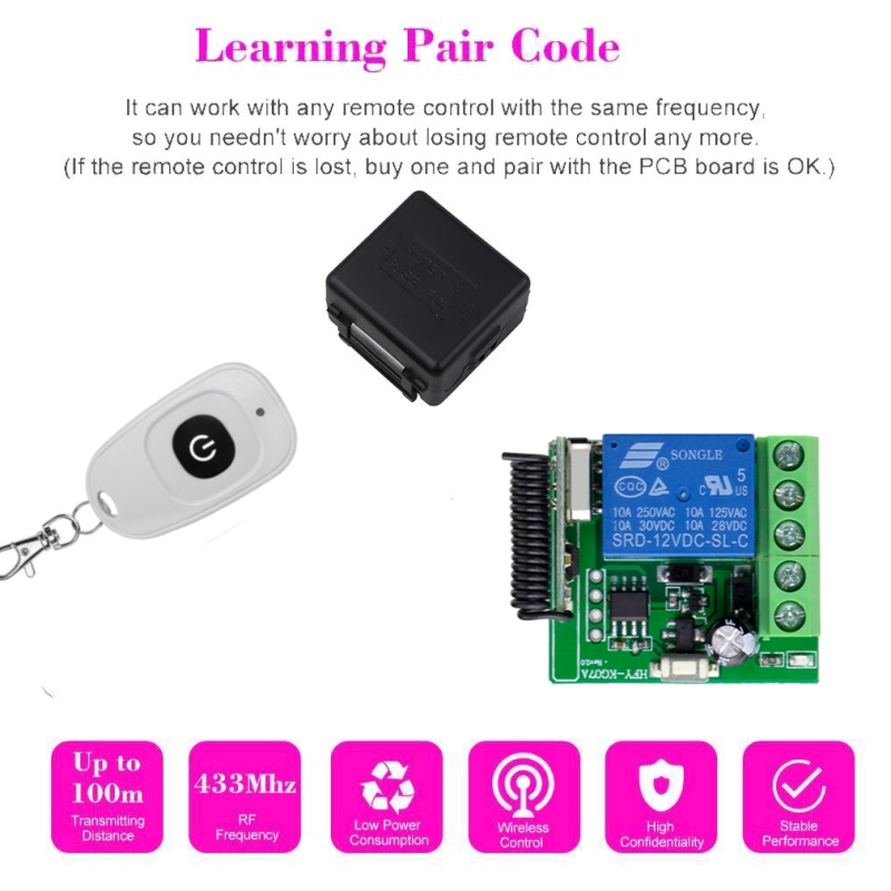 433MHz DIY Wireless Switch DC  - Diy Home Automation Controller ulasan dan harga