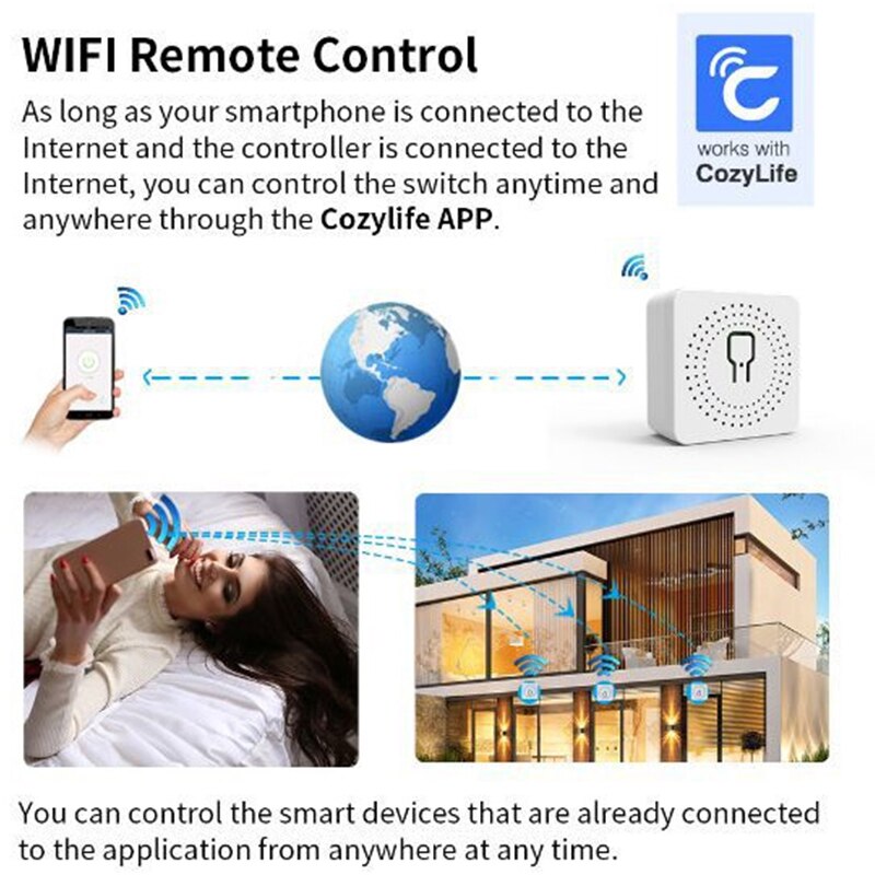 Tuya 16A Mini Wifi Smart Switc - Diy Home Automation Controller ulasan dan harga