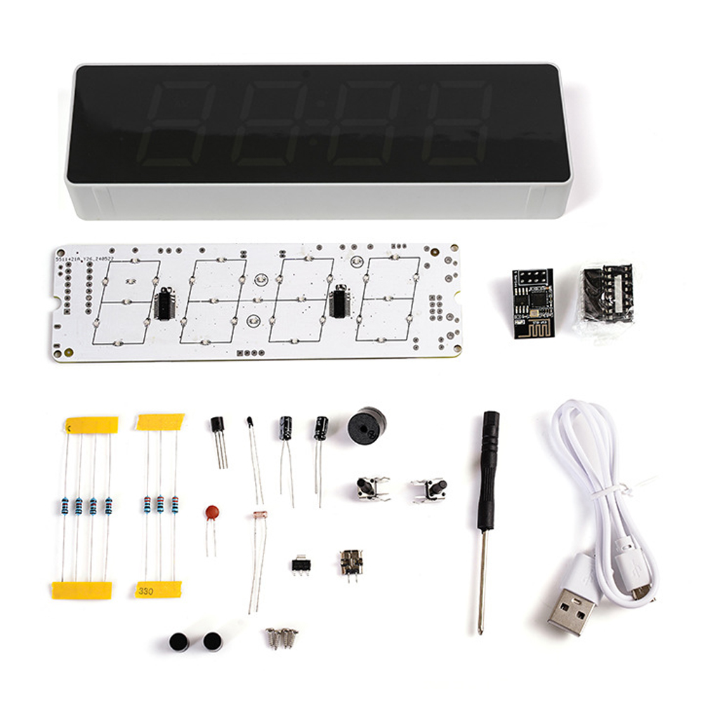 ESP8266 IoT Colorful WiFi Cloc - Home Automation Diy ulasan dan harga