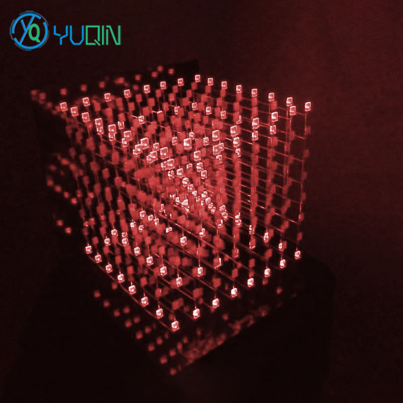 DIY 3D8 LED Cube Kit 8x8x8 wit - Rgb Led Matrix 8X8 ulasan dan harga