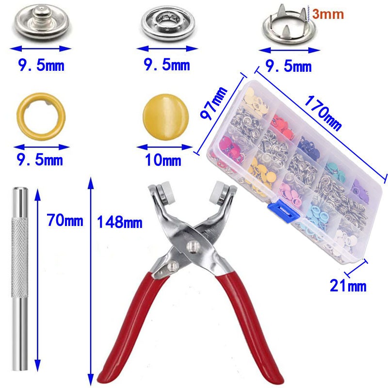 100 Sets Snap Pliers Automatic - Home Automation Diy ulasan dan harga