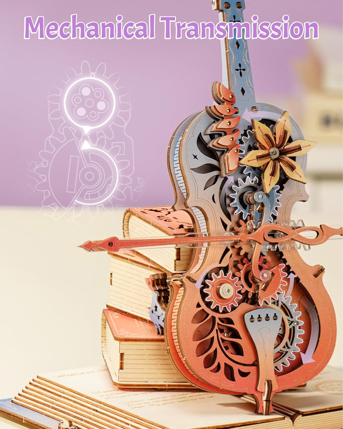 ROKR 3D Magic Cello - 3D Woode - Home Automation Diy ulasan dan harga