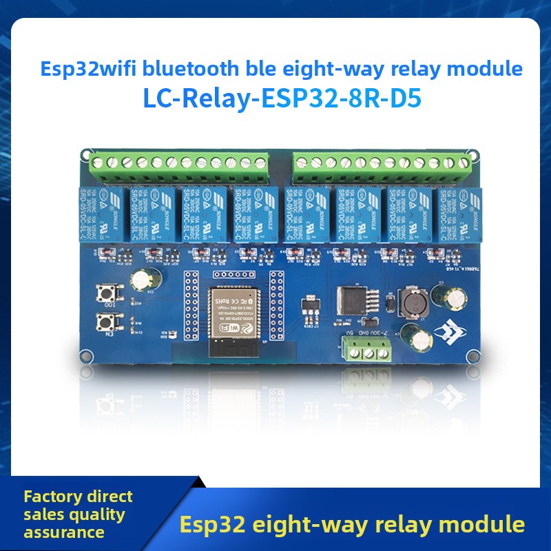 DC5-30V ESP32 Development Boar - Relay 8 Channel Board ulasan dan harga