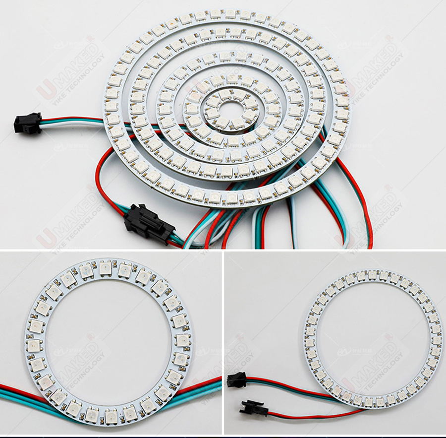 2pcs WS2812B Individually Addr - Rgb Led Matrix 8X8 ulasan dan harga