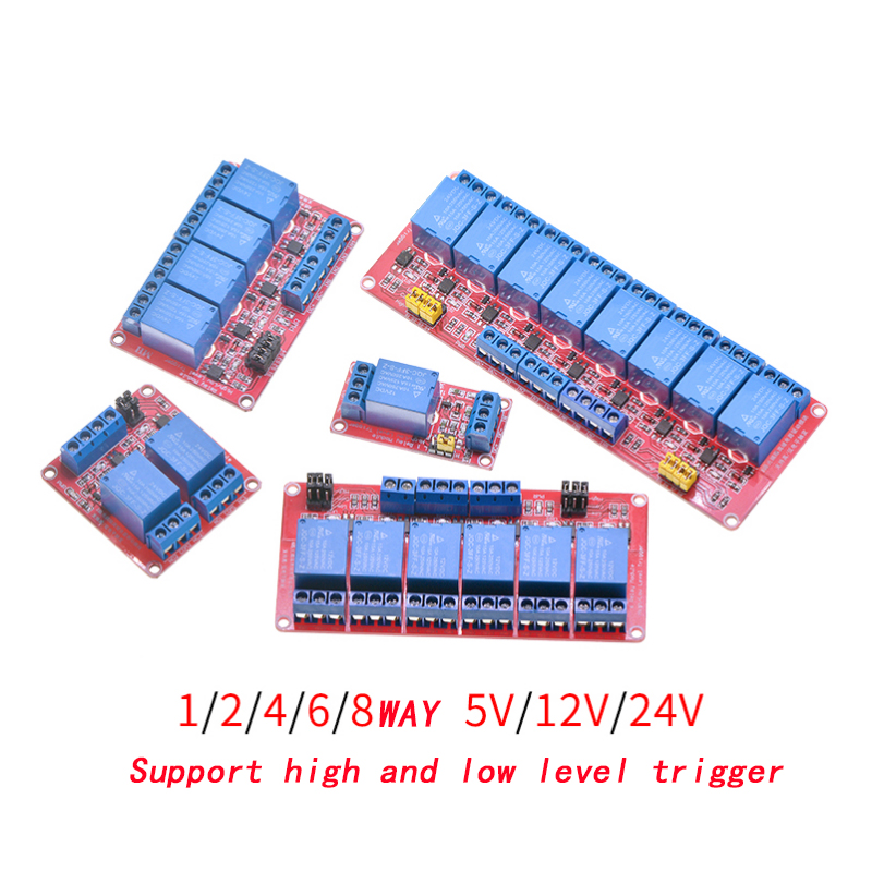 1 2 4 6 8 Channel 5V 12V 24V R - Relay 8 Channel Board ulasan dan harga