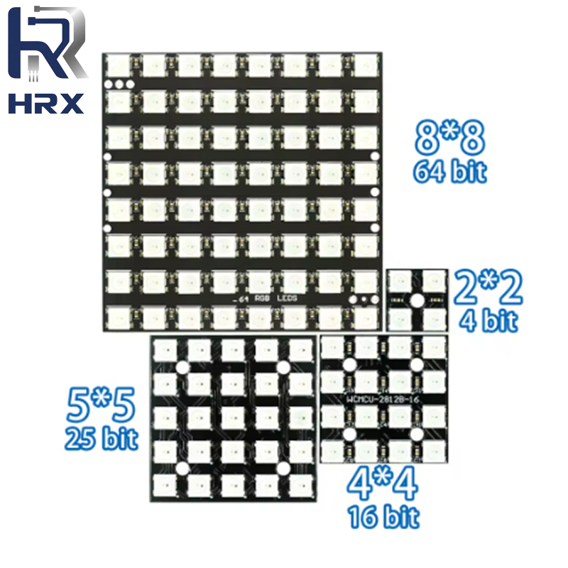 WS2812 LED 5050 RGB 8x8 4 16 2 - Rgb Led Matrix 8X8 ulasan dan harga