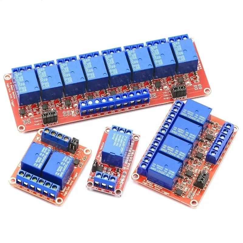 DC 5V 12V 24V 1 2 4 6 8 Channe - Relay 8 Channel Board ulasan dan harga