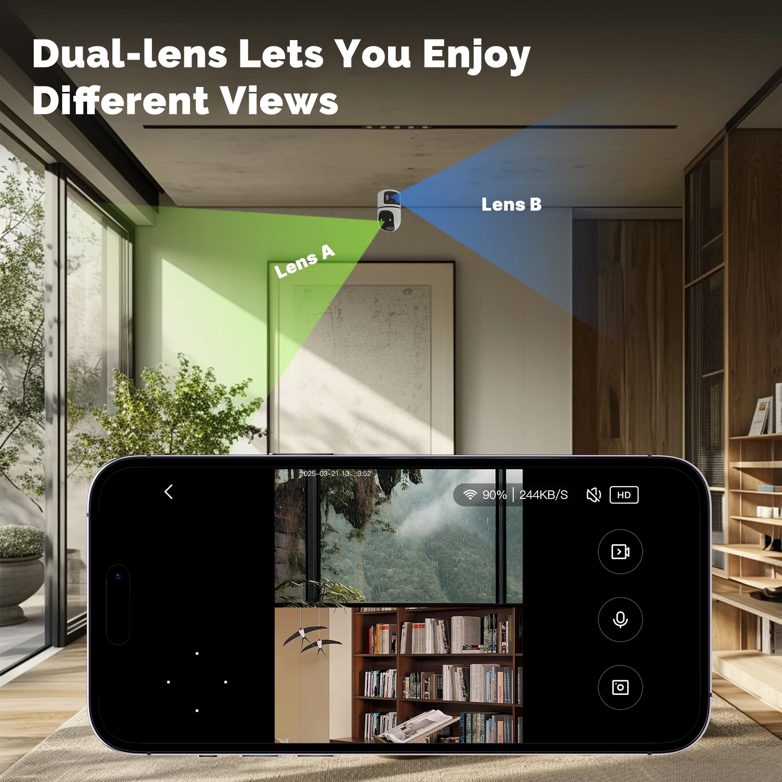 Moes Tuya WiFi Indoor Smart Ca - Eufy Camera E220 ulasan dan harga