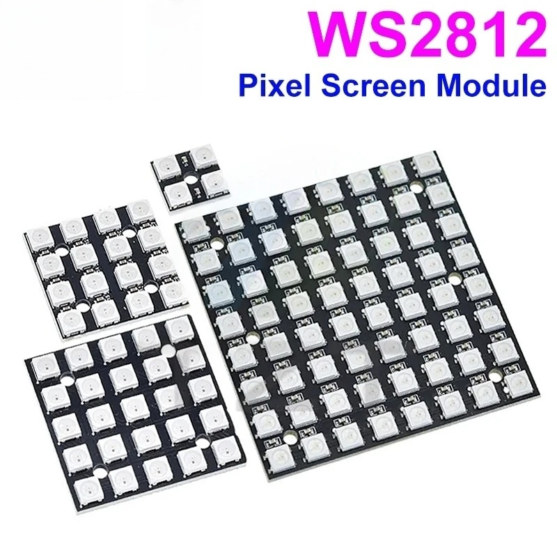 NEW WS2812 LED 5050 RGB 8x8 LE - Rgb Led Matrix 8X8 ulasan dan harga