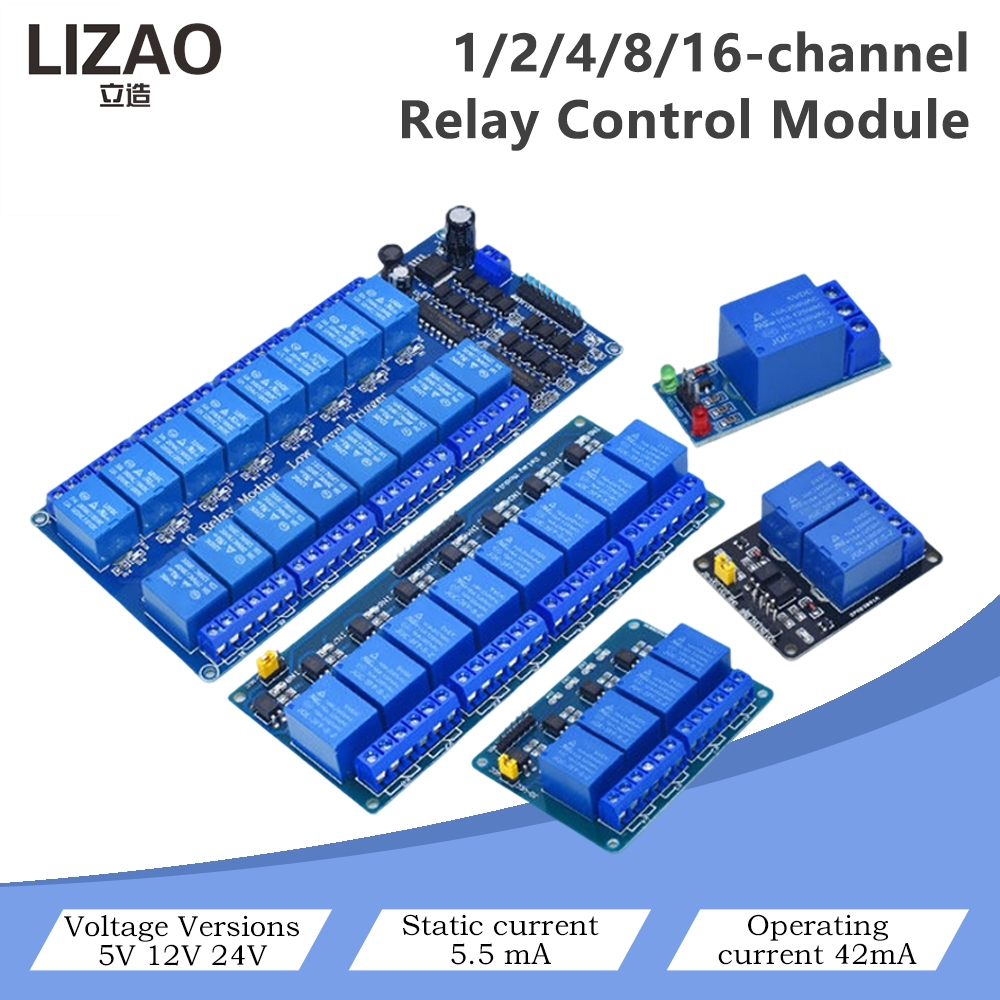 5V/12V/24V 1/2/4/8/16 Channel  - Home Automation With Arduino ulasan dan harga